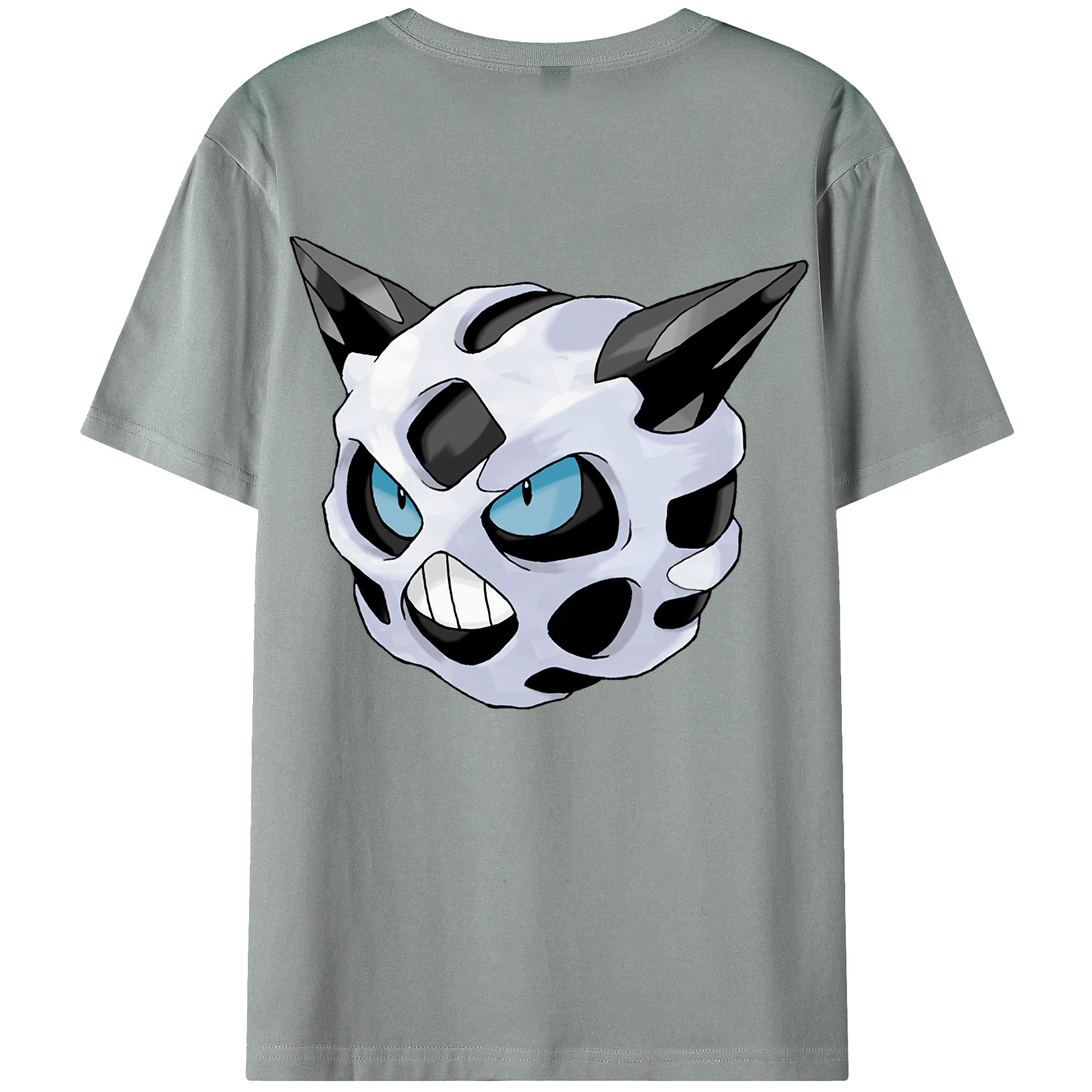 （画像用） ポケットモンスター Pokémon 綿100％ メンズ半袖Tシャツ（バックプリント） 通気性